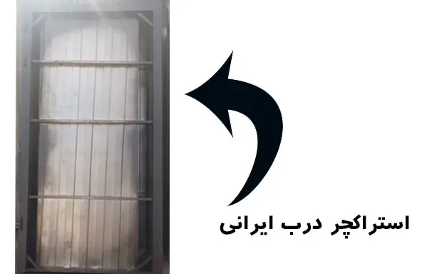 ساختار درب ضد سرقت ایرانی