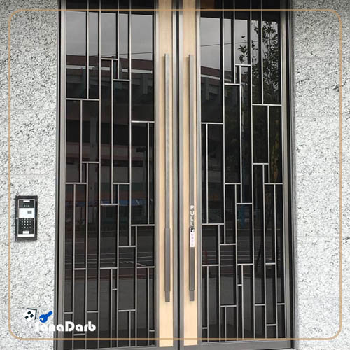 سفارش درب لابی استیل