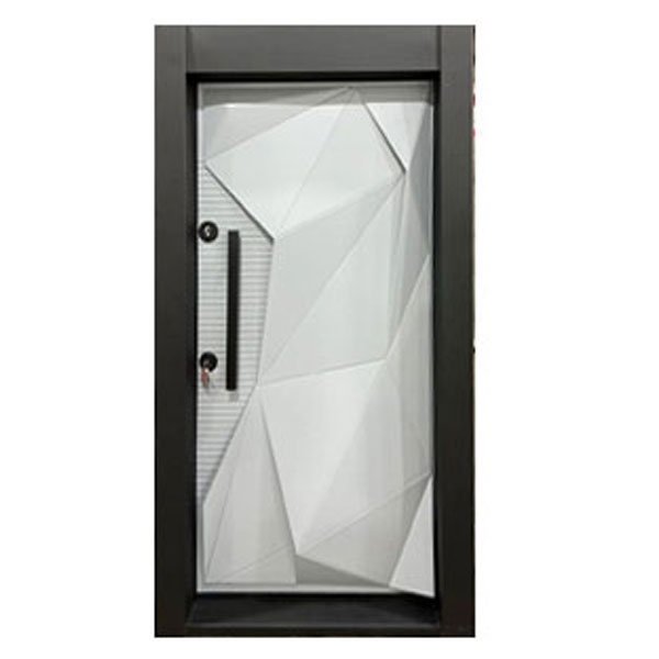 درب ضد سرقت مدرن هندسی برجسته