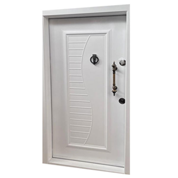 درب ضد سرقت فلزی مدل کمانی