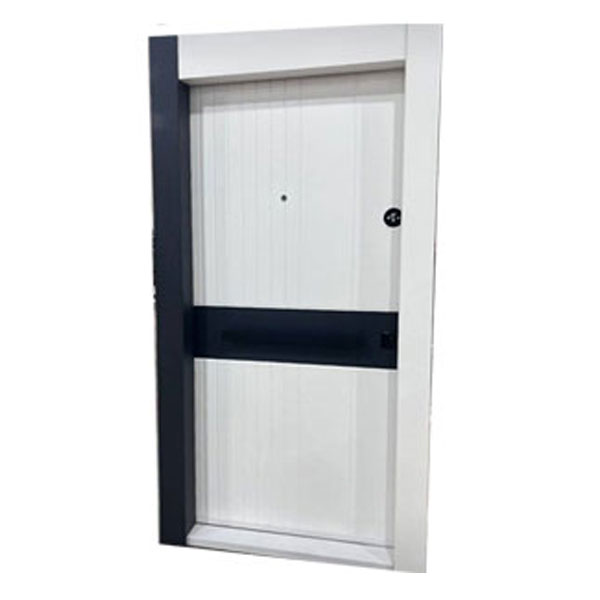 درب ضد سرقت مدرن دو رنگ طرح اچ