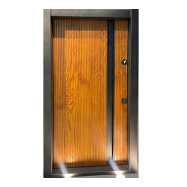 درب ضد سرقت cnc مدرن گردو آمریکایی وسط سینی خور