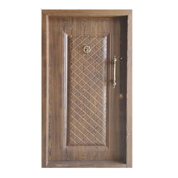 درب ضد سرقت فلزی دکورال مدل سی گل