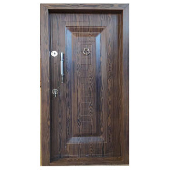 درب ضد سرقت فلزی ونوس دکورال طرح چوب