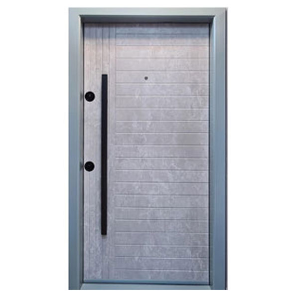 درب ضد سرقت طرح سفید مرمر